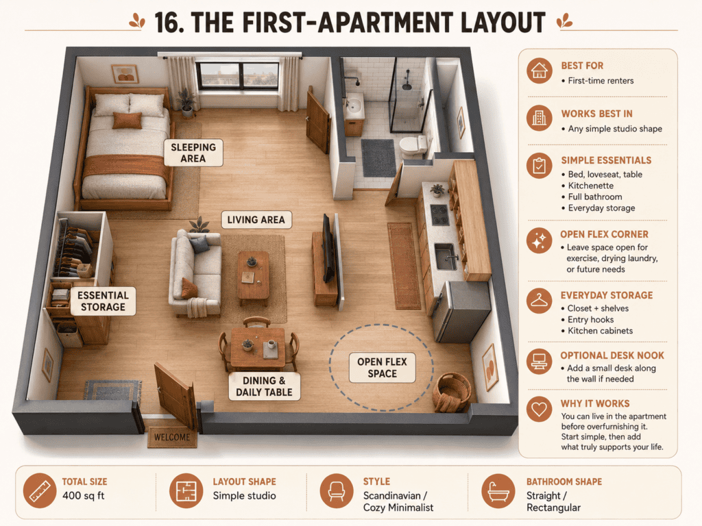 The First Apartment Layout