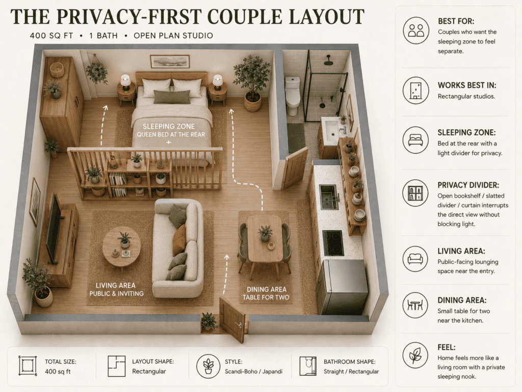 The Privacy-First Couple Layout