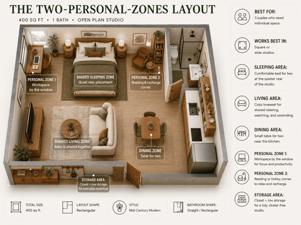 The Two Personal Zones Layout